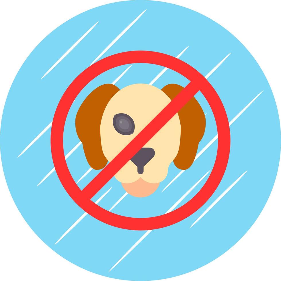 No Pets Vector Icon Design