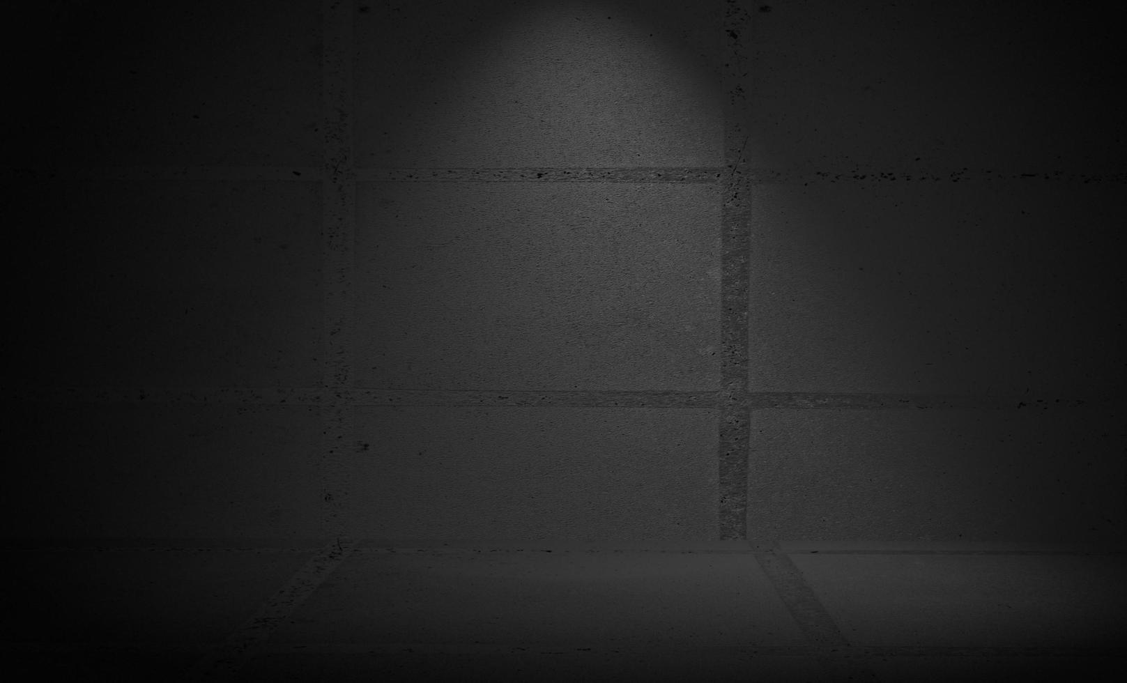 3d grunge wall texture black background photo