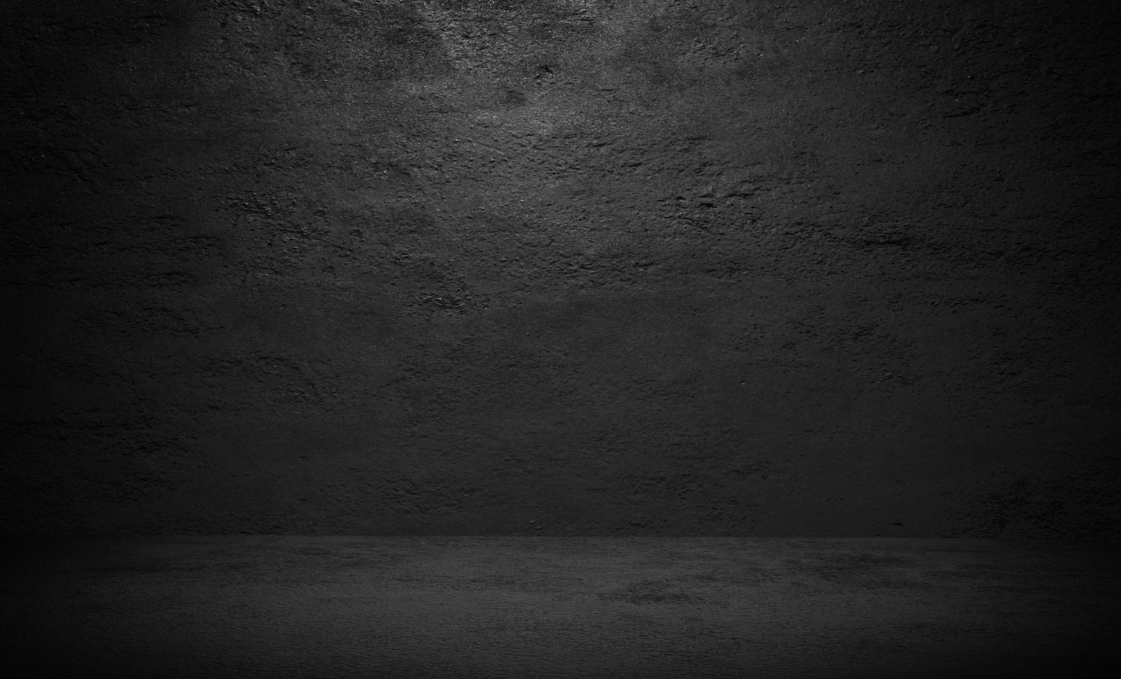 3d grunge wall texture black background photo
