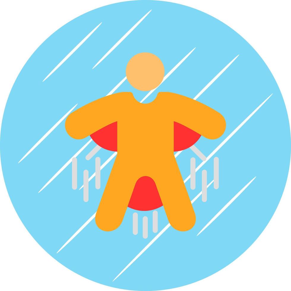 Base Jump Vector Icon Design