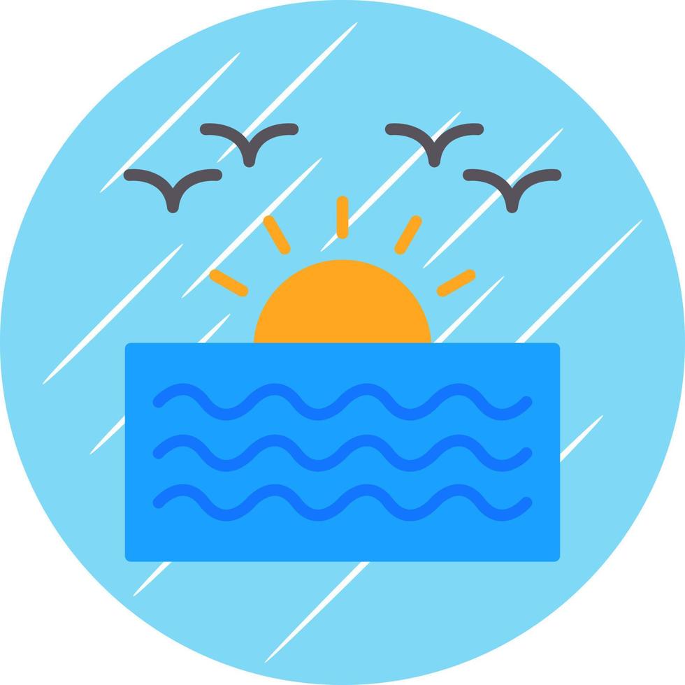 Sunrise Vector Icon Design