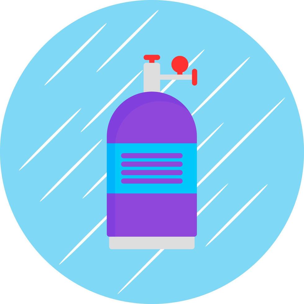 Oxygen Tank Vector Icon Design
