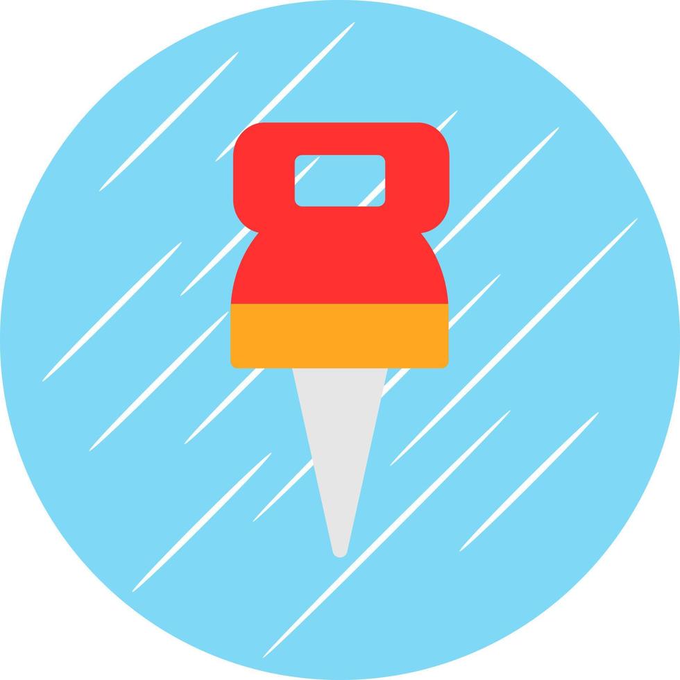 Push Pin Vector Icon Design