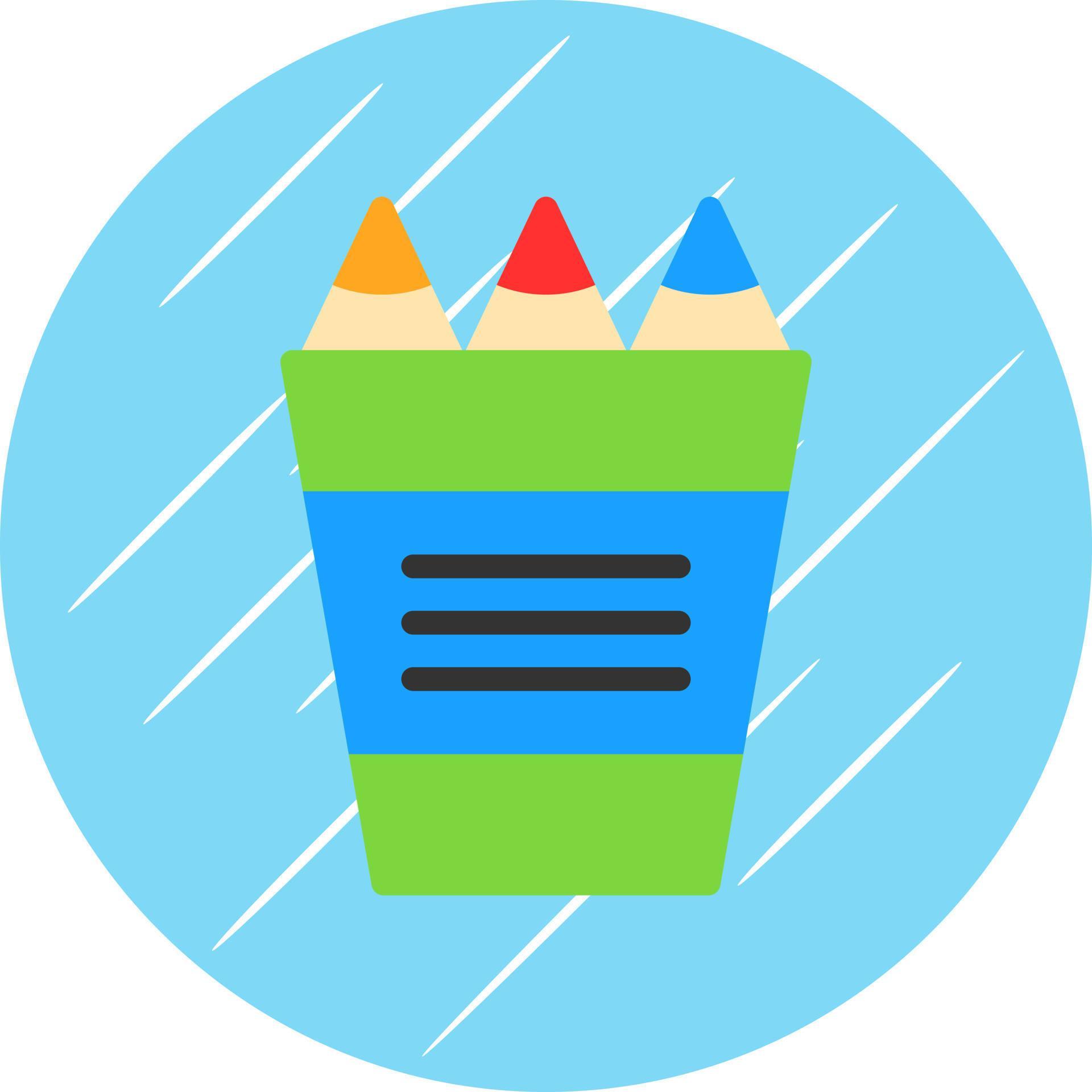 Crayons Vector Icon Design 21237800 Vector Art at Vecteezy