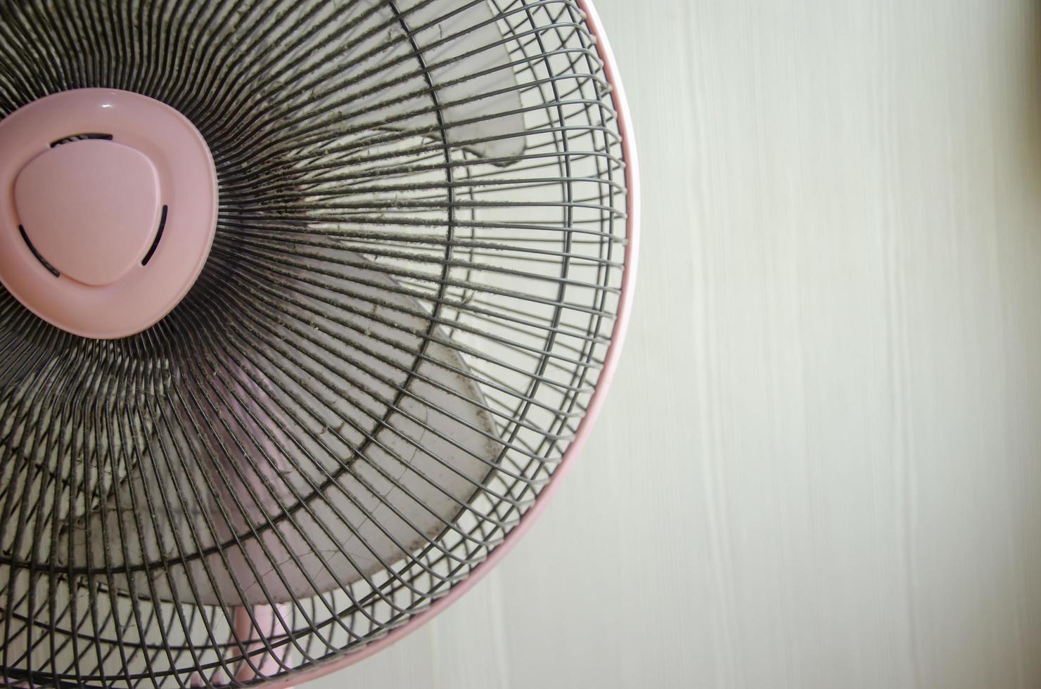 Dust stains on the fan grille photo