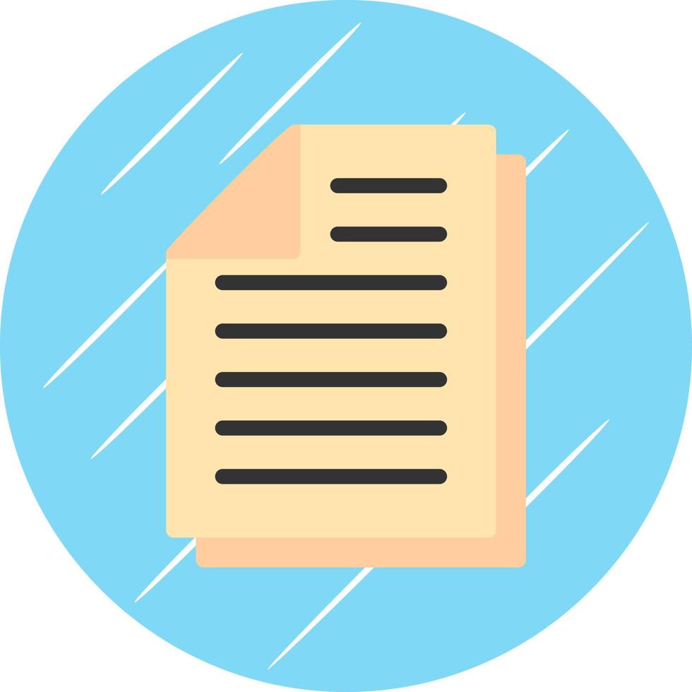 Document Vector Icon Design