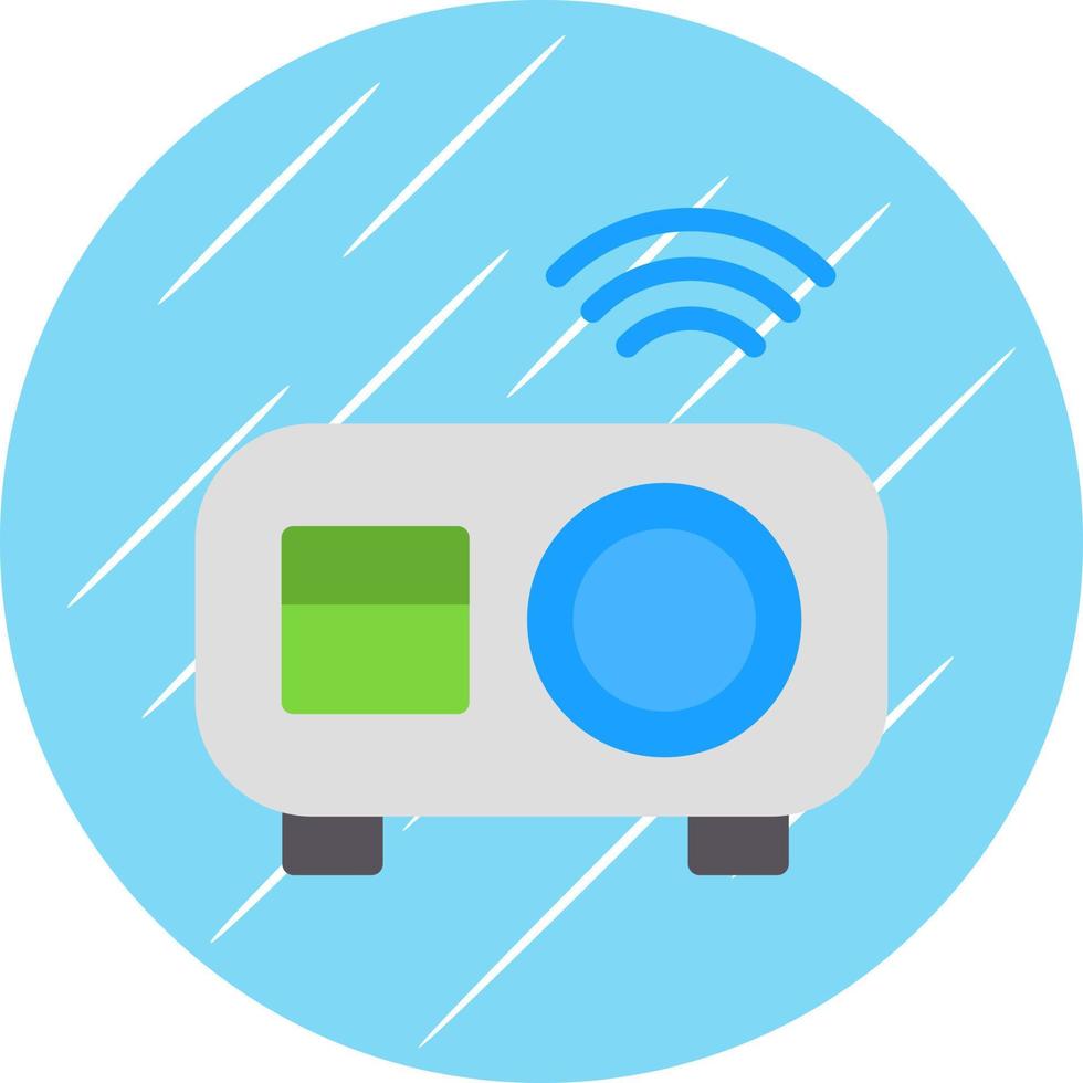 Video Projector Vector Icon Design