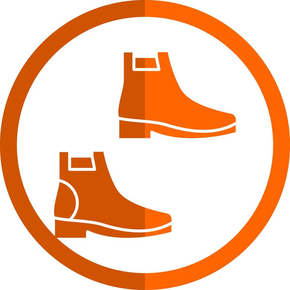 diseño de icono de vector de botas