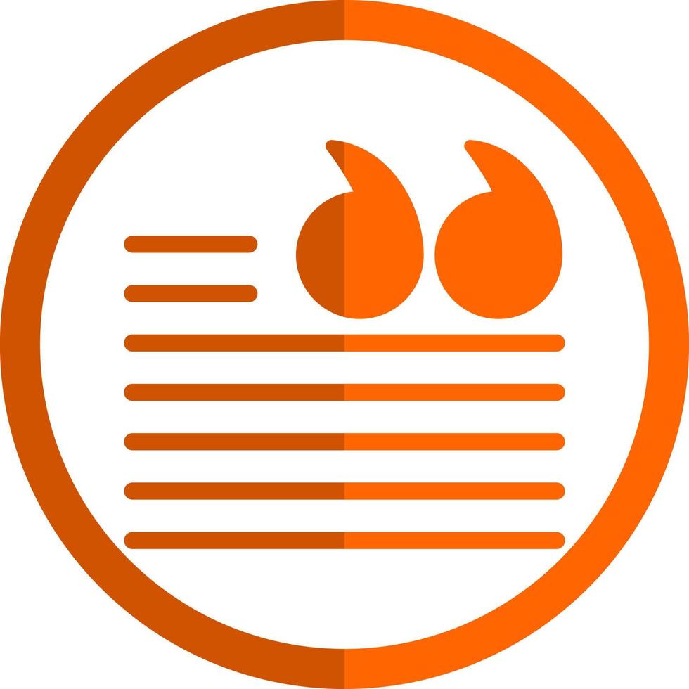 Quotation Vector Icon Design
