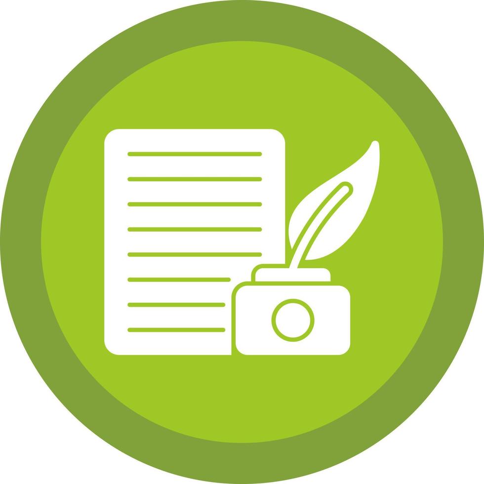 Manuscript Vector Icon Design