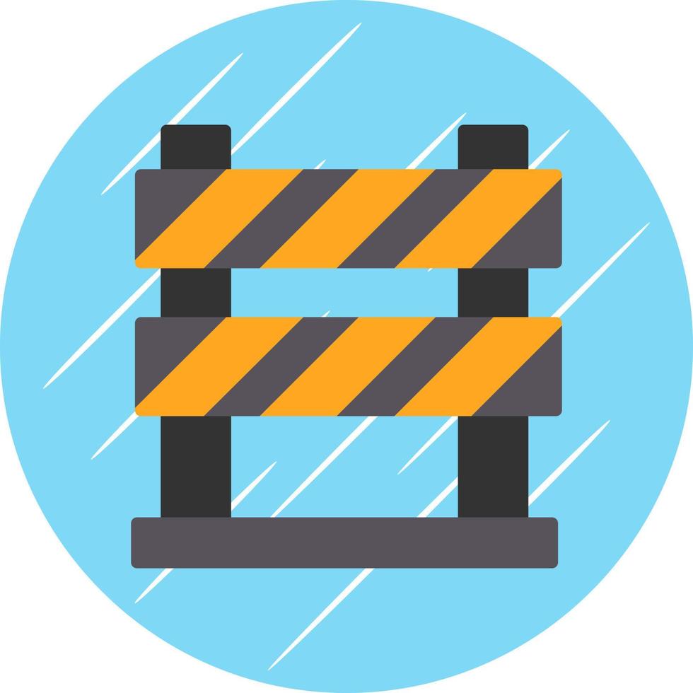 Barrier Vector Icon Design