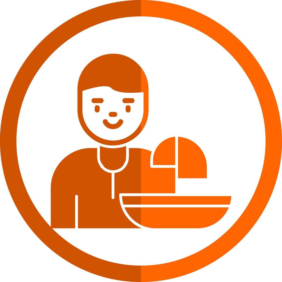 Windsurfer Vector Icon Design