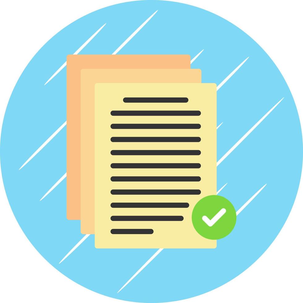 Documents Vector Icon Design