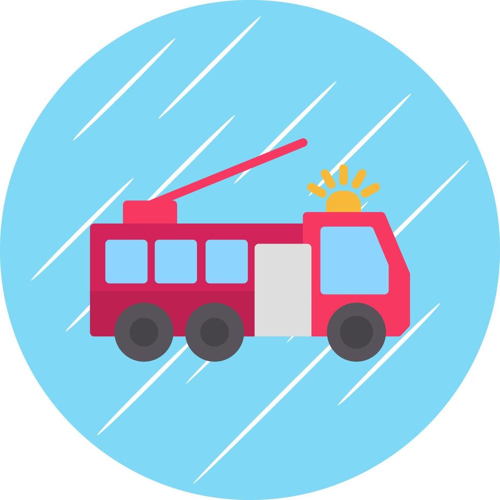 diseño de icono de vector de camión de bomberos