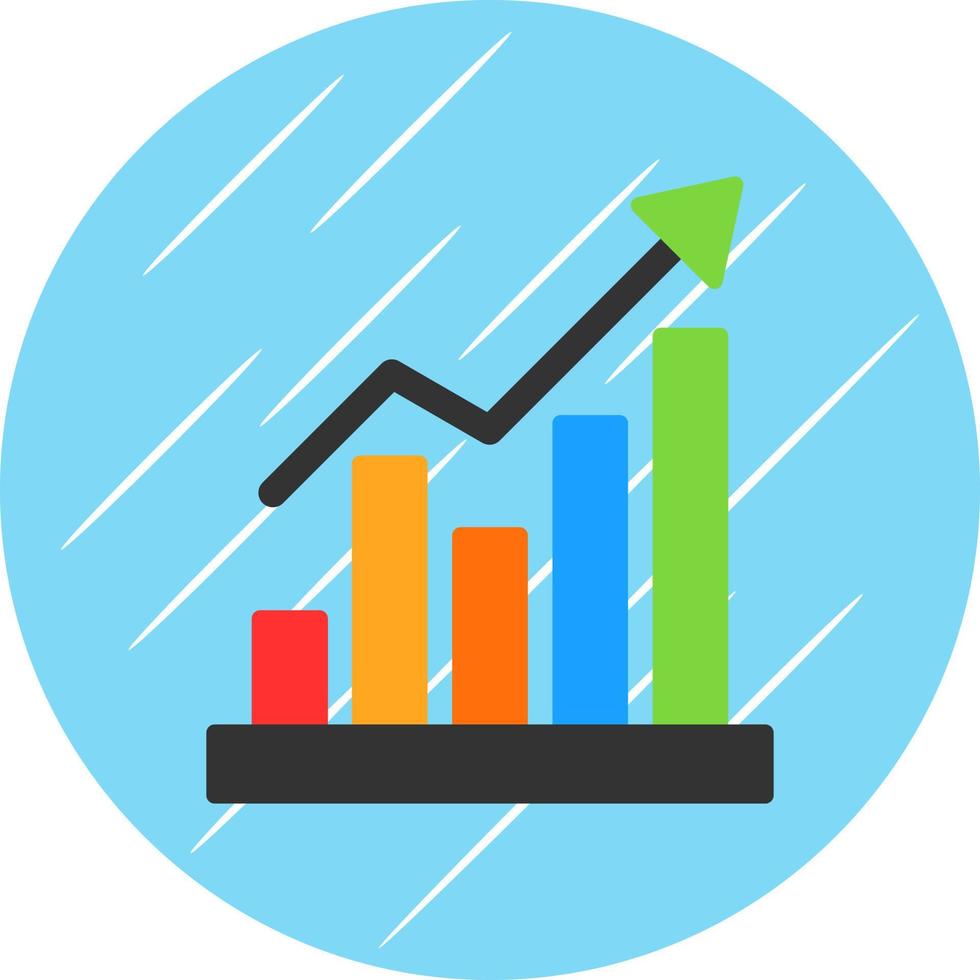 Graph Vector Icon Design