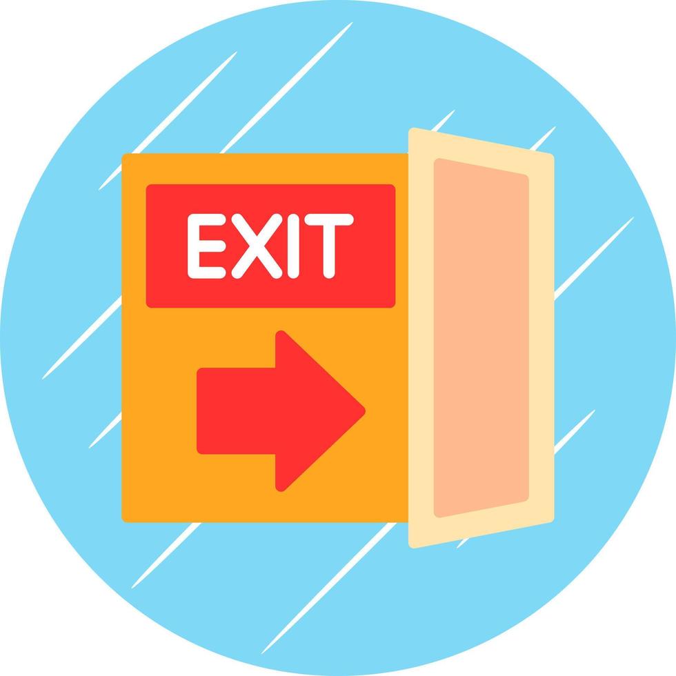 Exit Vector Icon Design