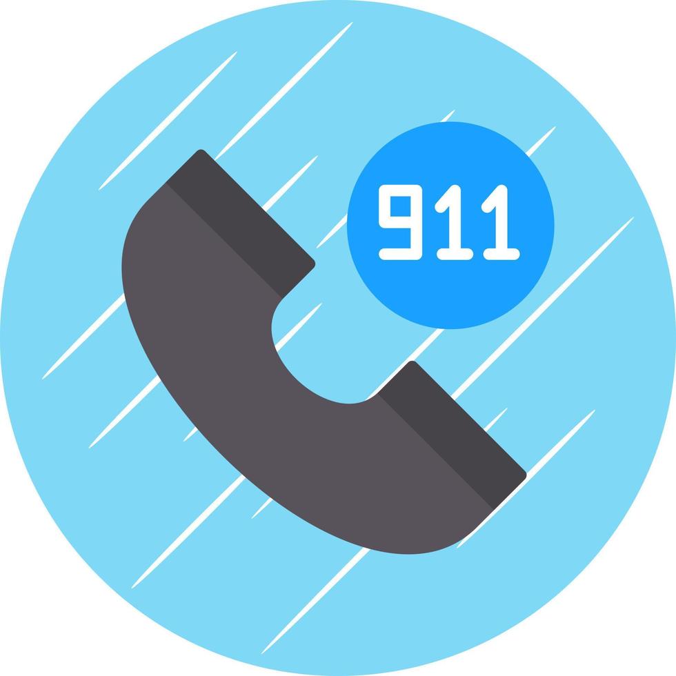 911 Vector Icon Design