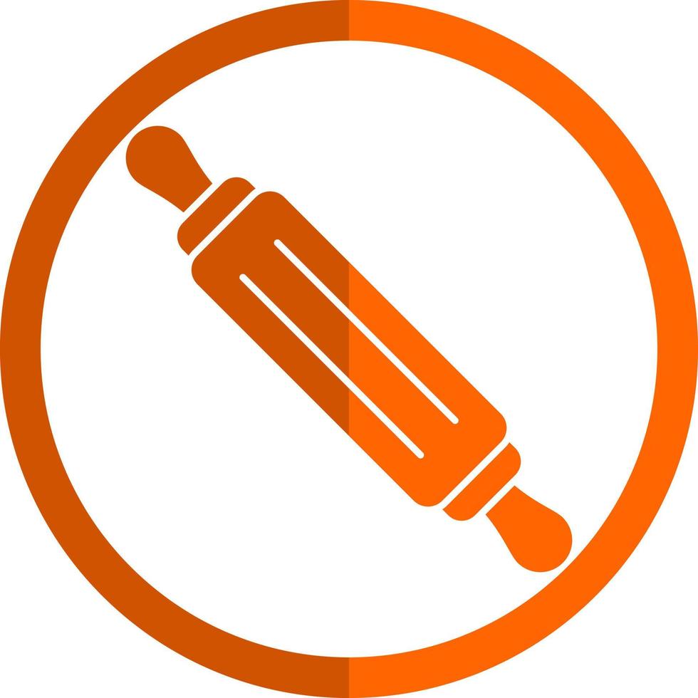 Rolling Pin Vector Icon Design