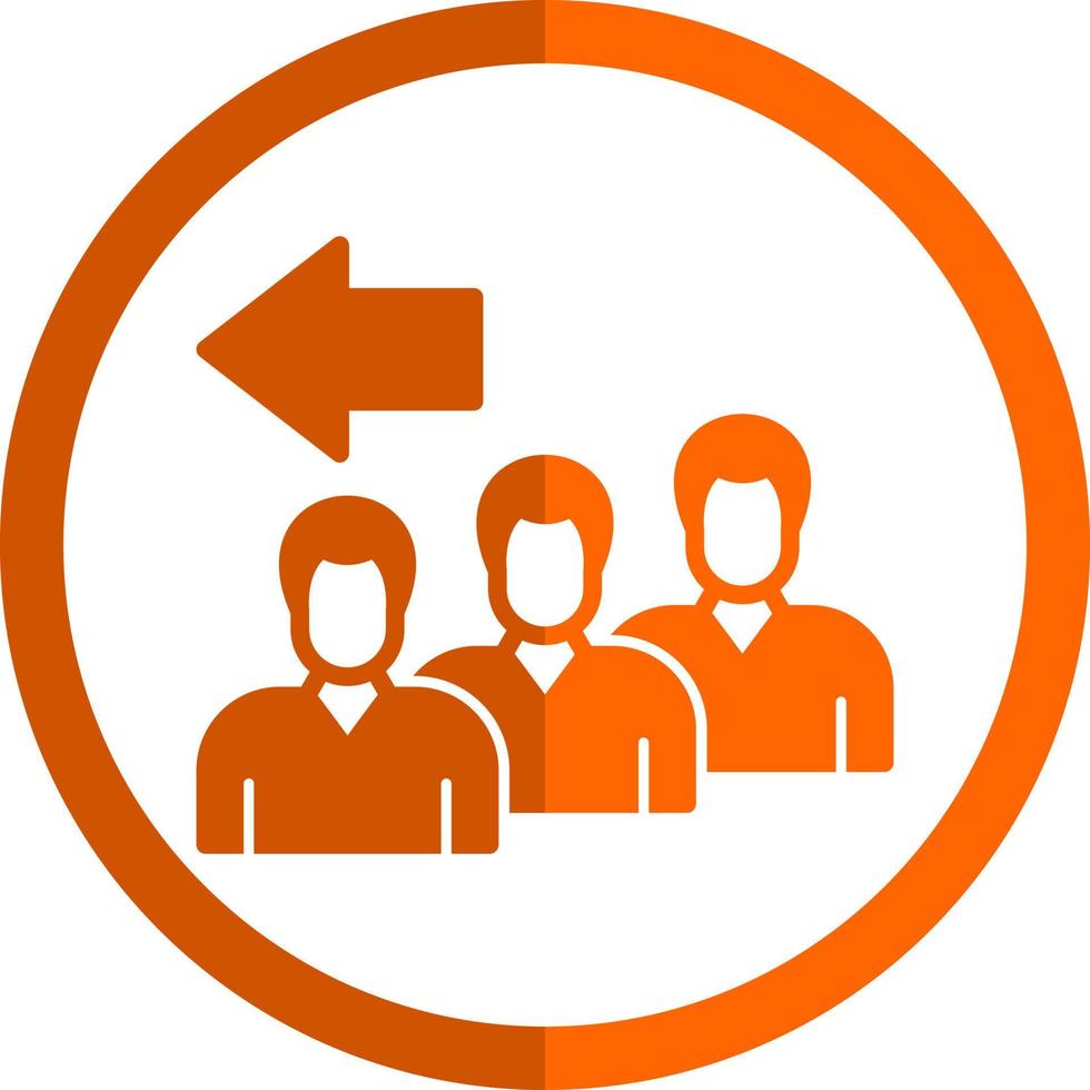 Queue Vector Icon Design