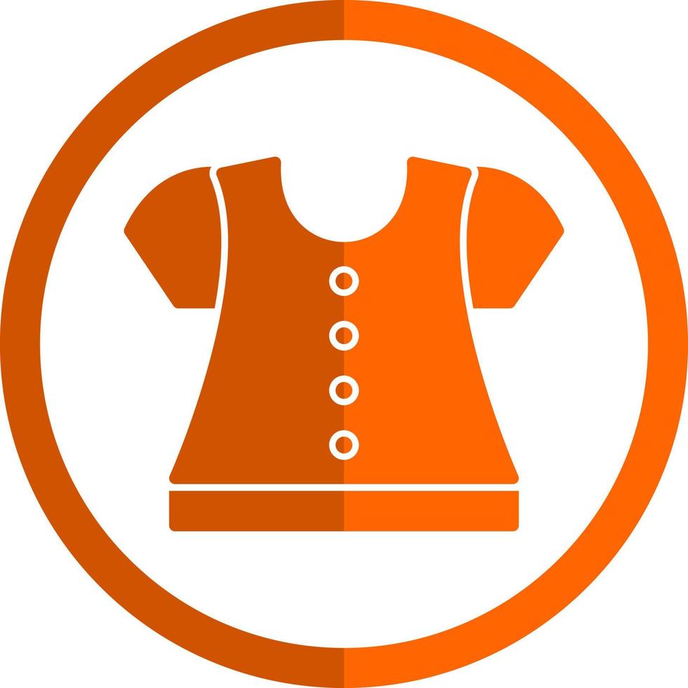 diseño de icono de vector de blusa