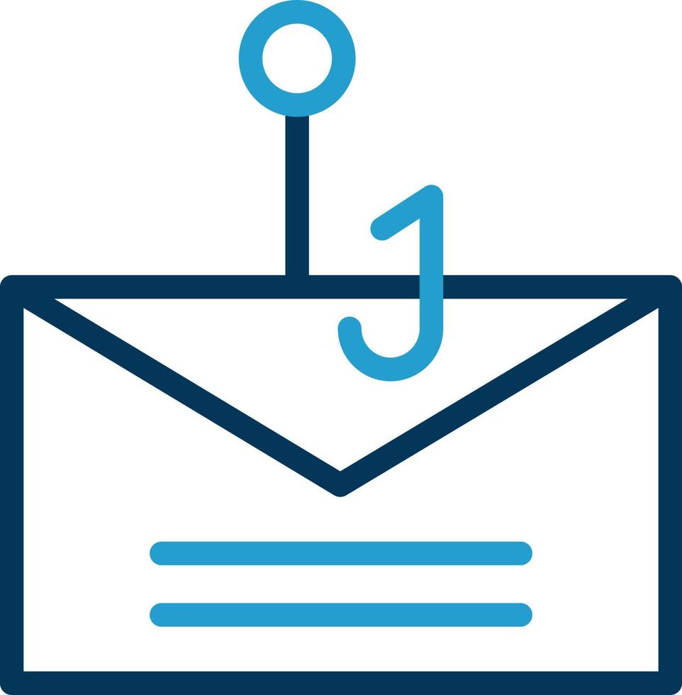 Email Phishing Vector Icon Design