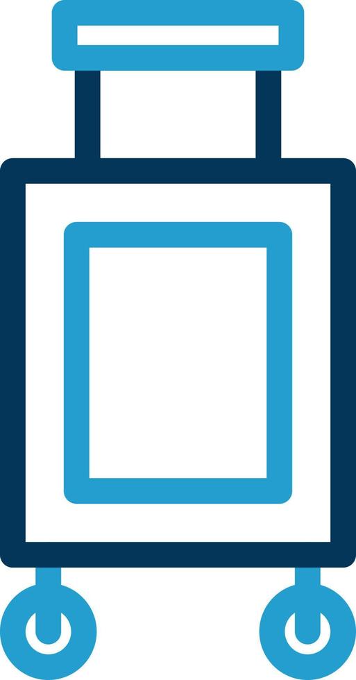 Luggage Vector Icon Design