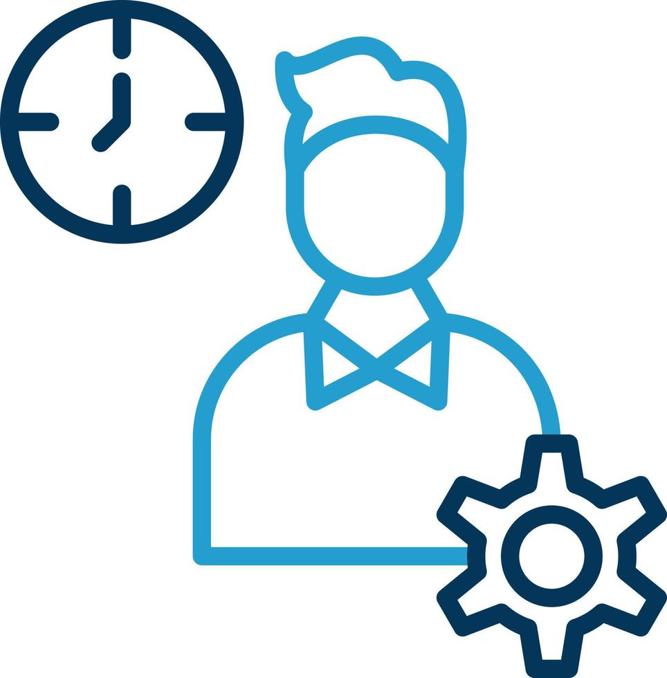 Productive Work Vector Icon Design