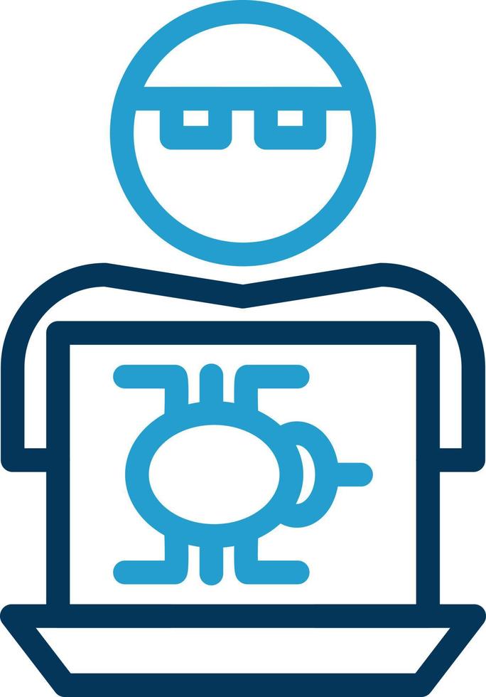 Hacker Vector Icon Design