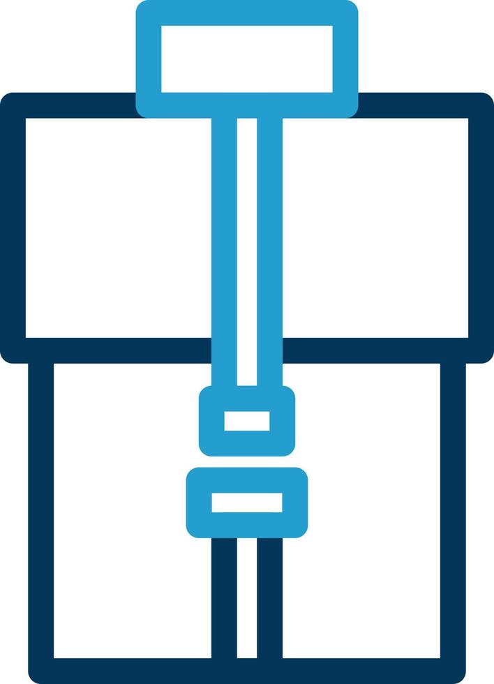 Backpack Vector Icon Design