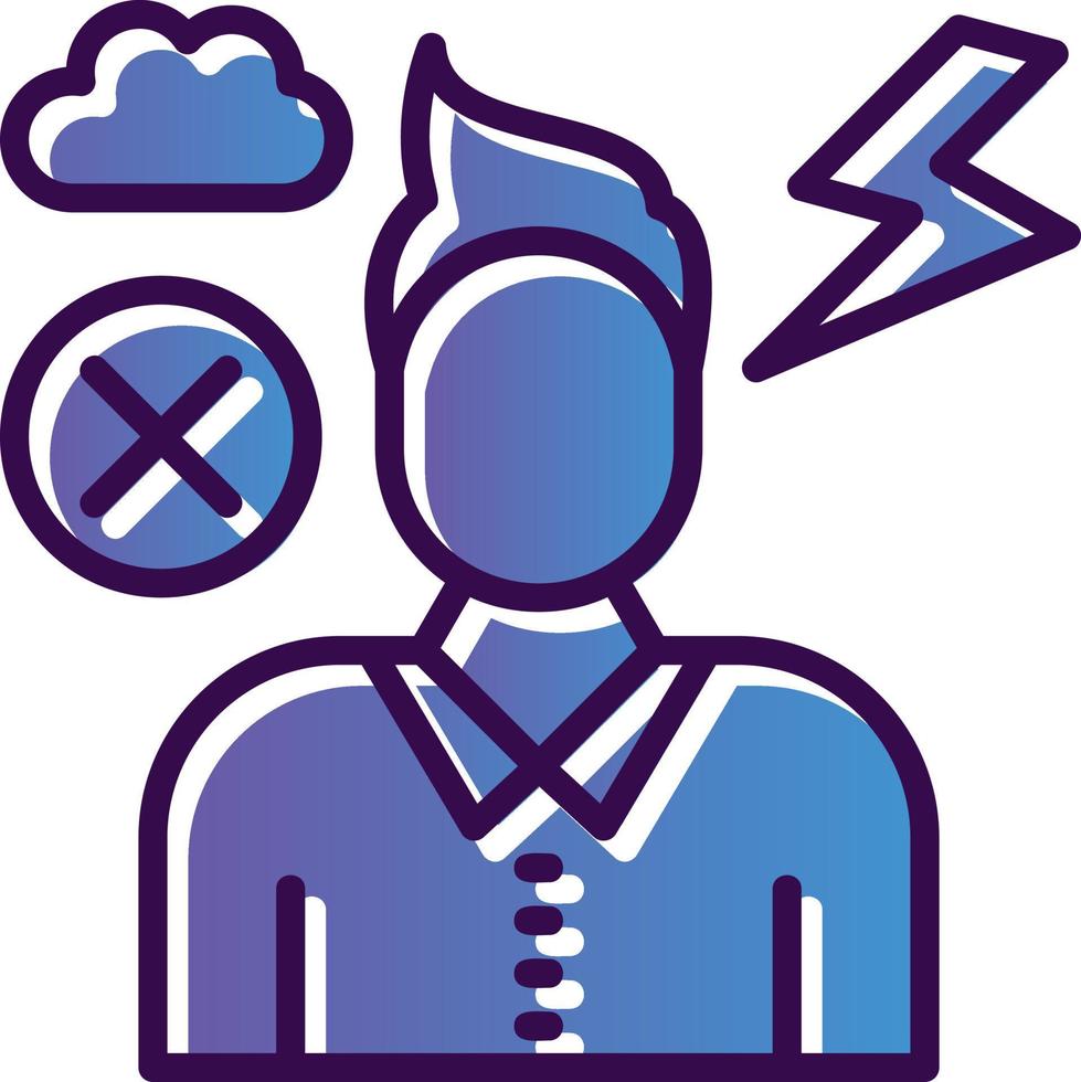 Anxiety Vector Icon Design