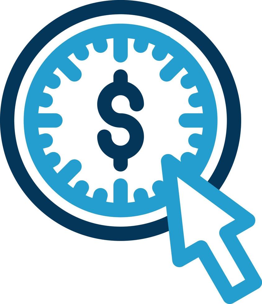 Pay Per Click Vector Icon Design