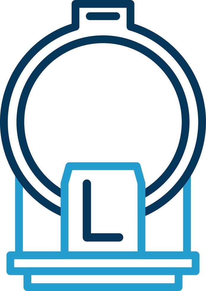 CT Scan Vector Icon Design