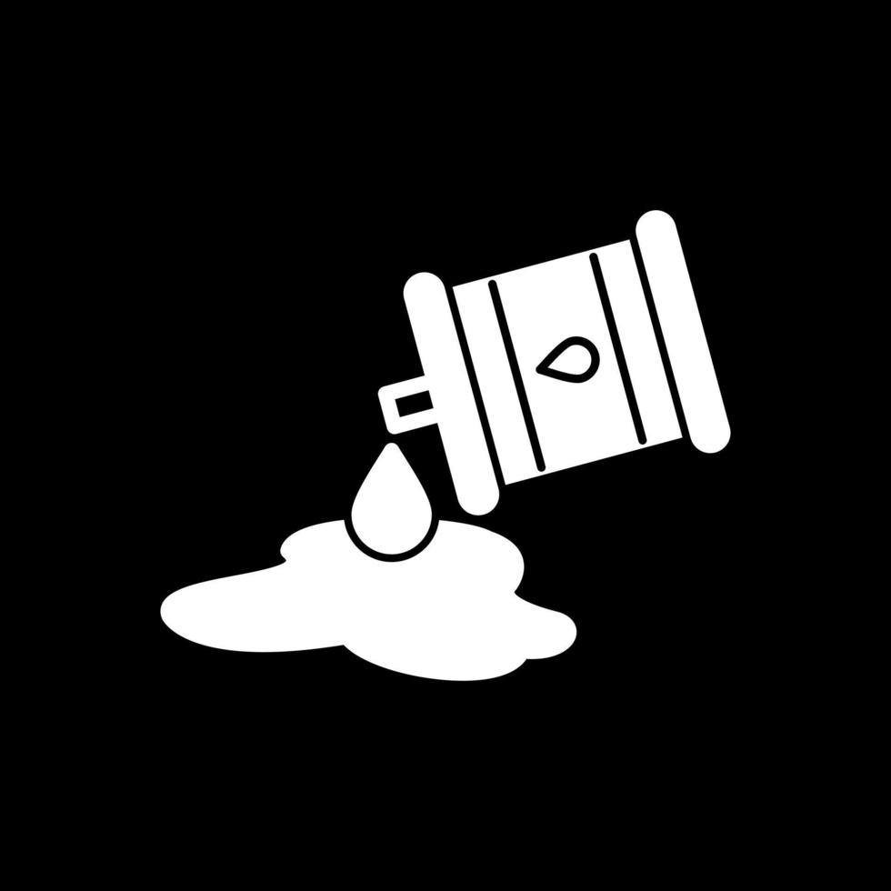 Oil Spill Vector Icon Design