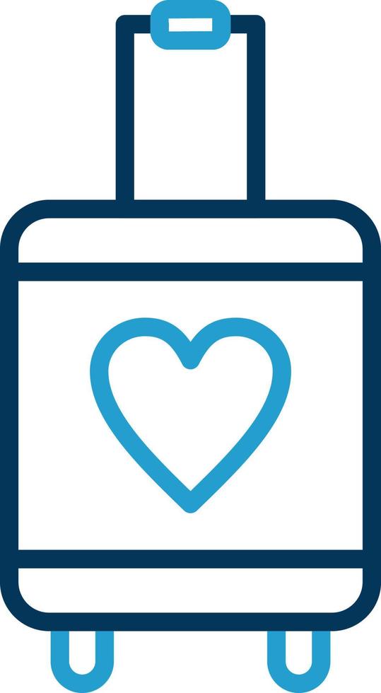 Suitcase Vector Icon Design