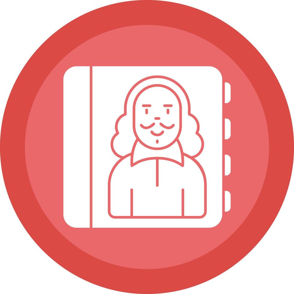 Biography Vector Icon Design