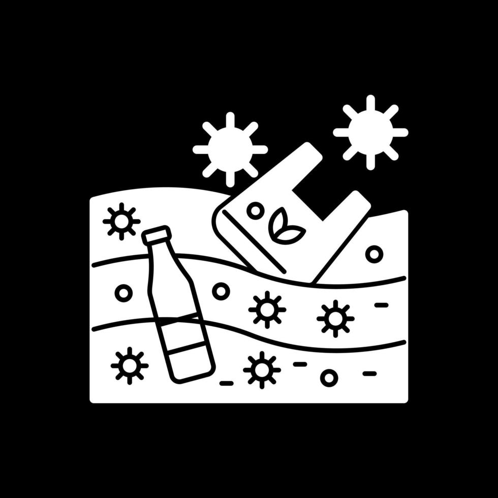 Ocean Waste Vector Icon Design