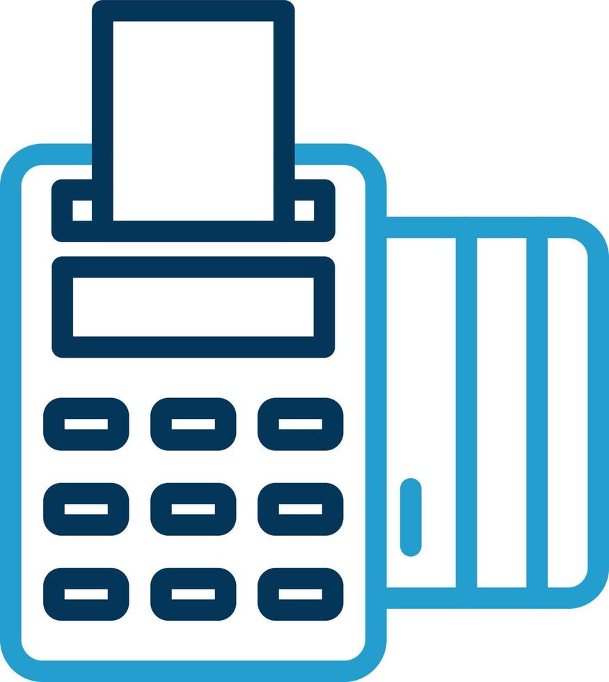 Pos Terminal Vector Icon Design