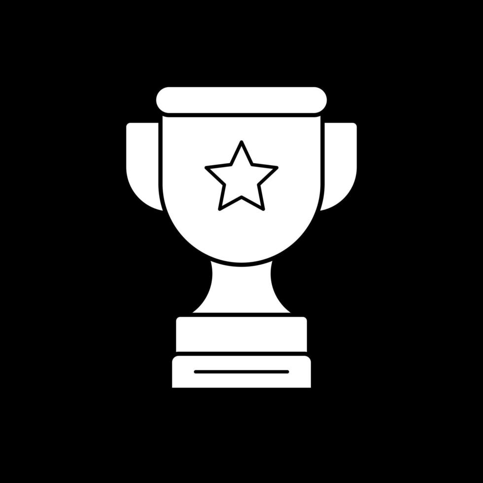 diseño de icono de vector de copa de oro