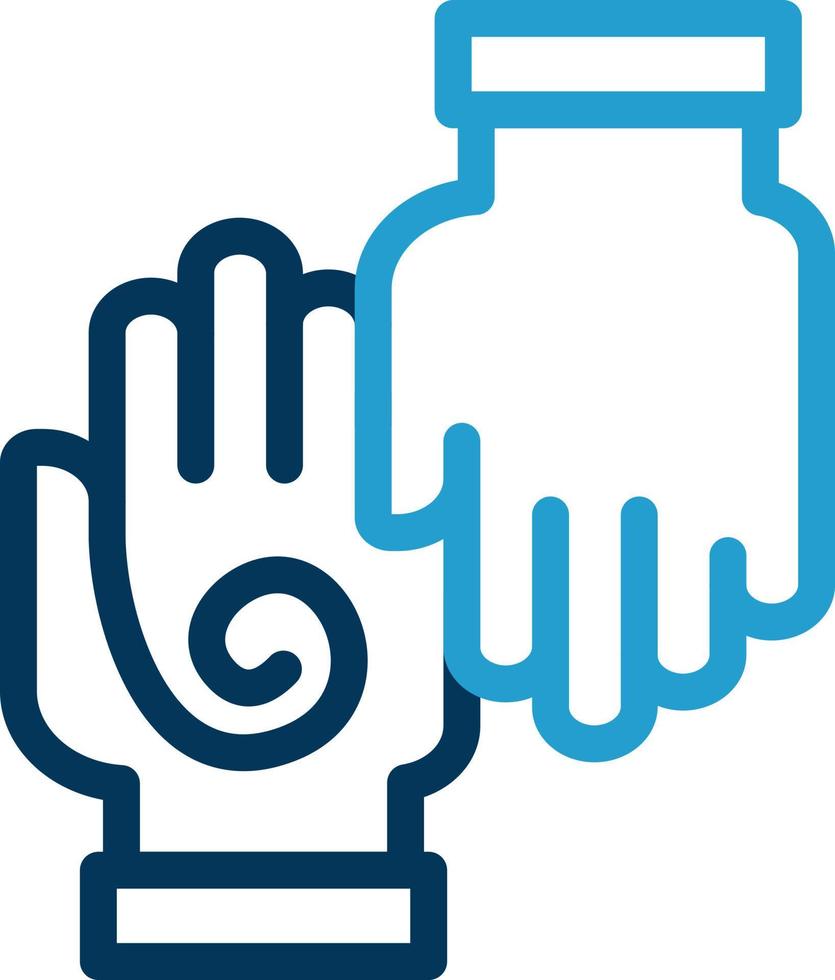 Hand Massage Vector Icon Design