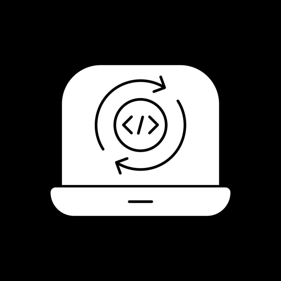 Programming Cycle Vector Icon Design