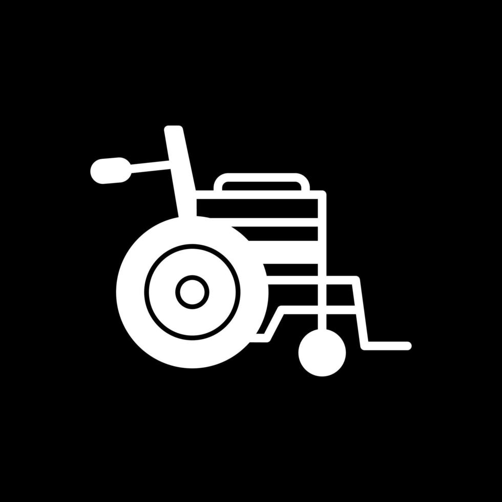 Wheelchair Vector Icon Design