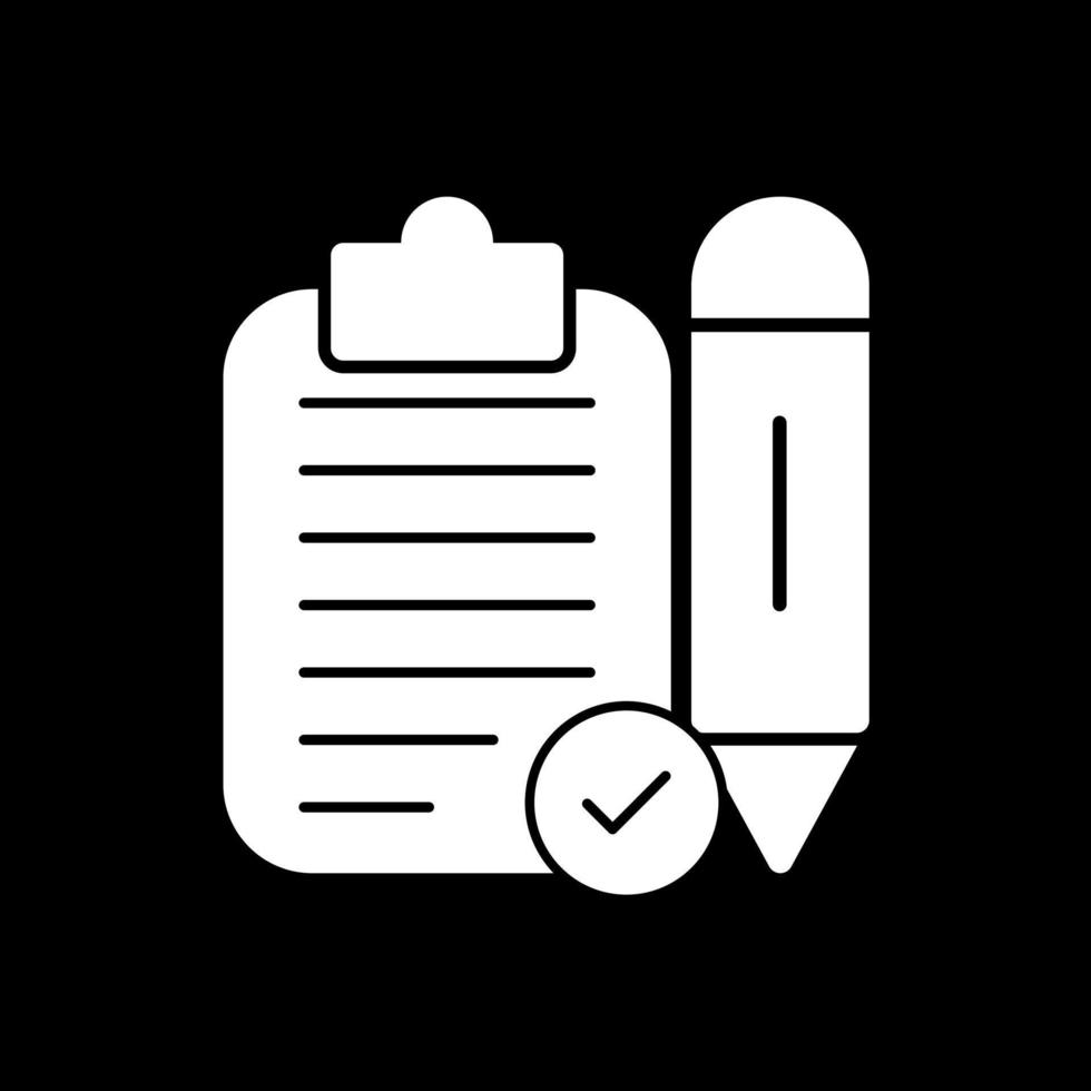 Task Planning Vector Icon Design