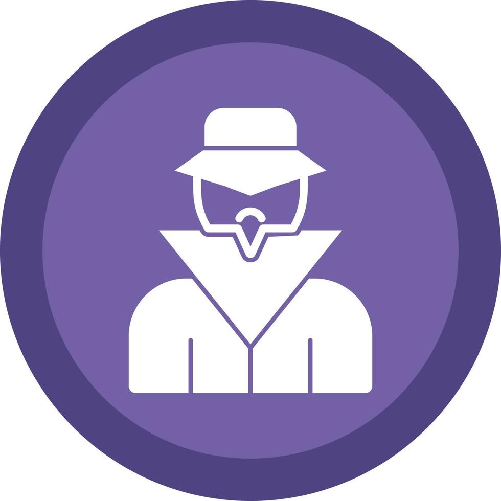 diseño de icono de vector de detective