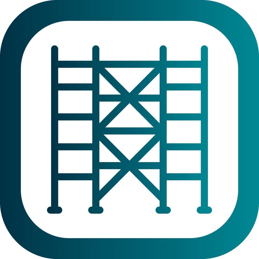 Scaffolding Vector Icon Design
