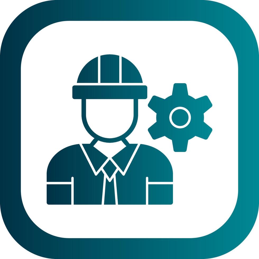 Engineer Vector Icon Design