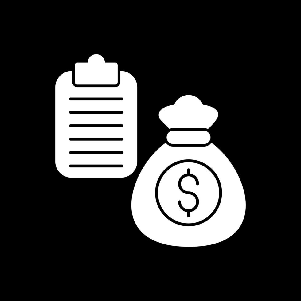 diseño de icono de vector de presupuesto de proyecto