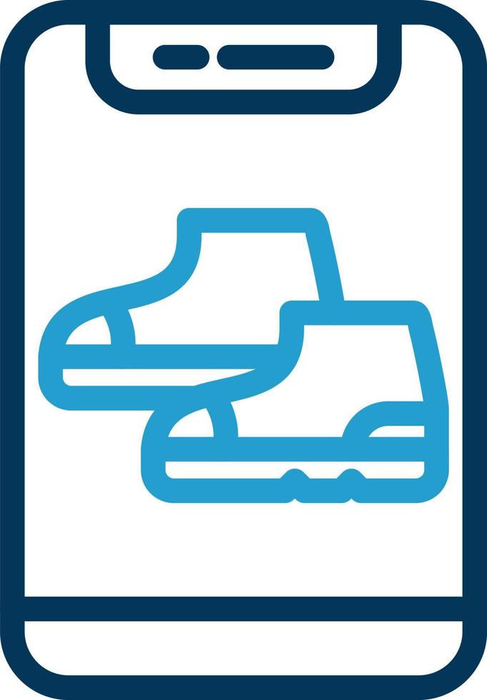 Exercise Shoes Vector Icon Design
