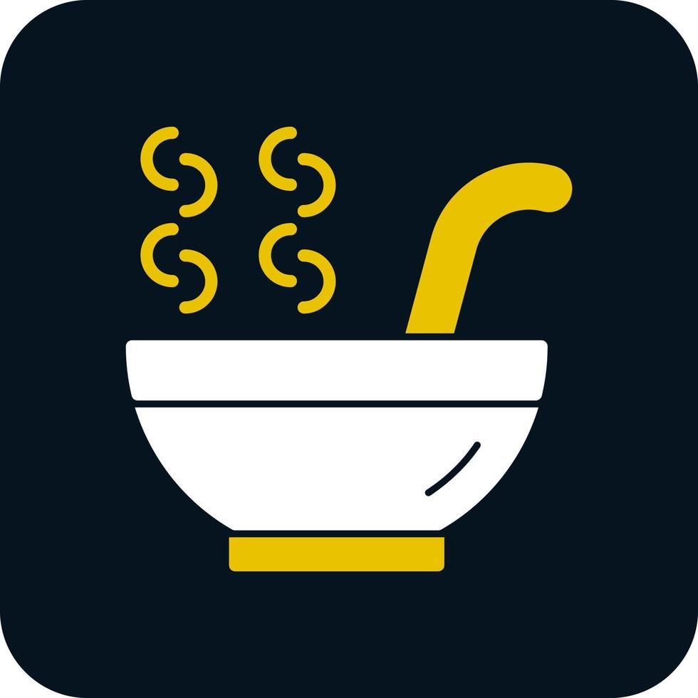 diseño de icono de vector de sopa caliente