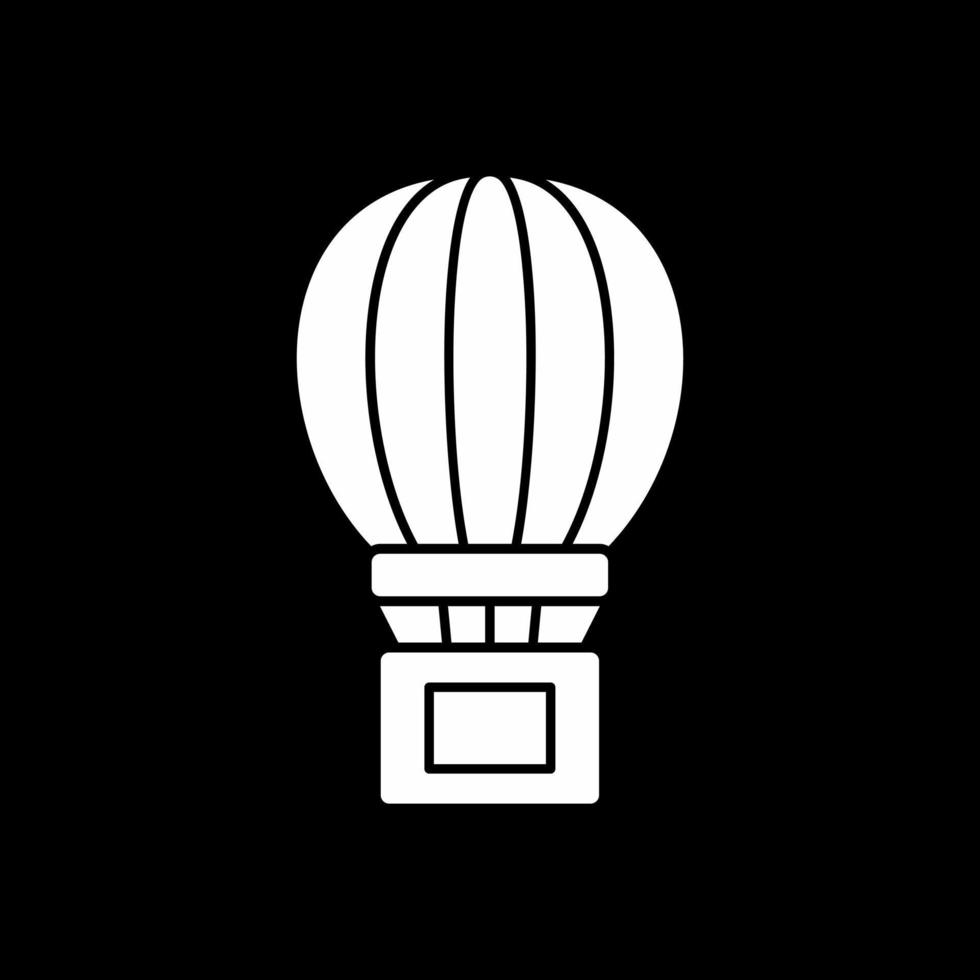 diseño de icono de vector de entrega de globo de aire