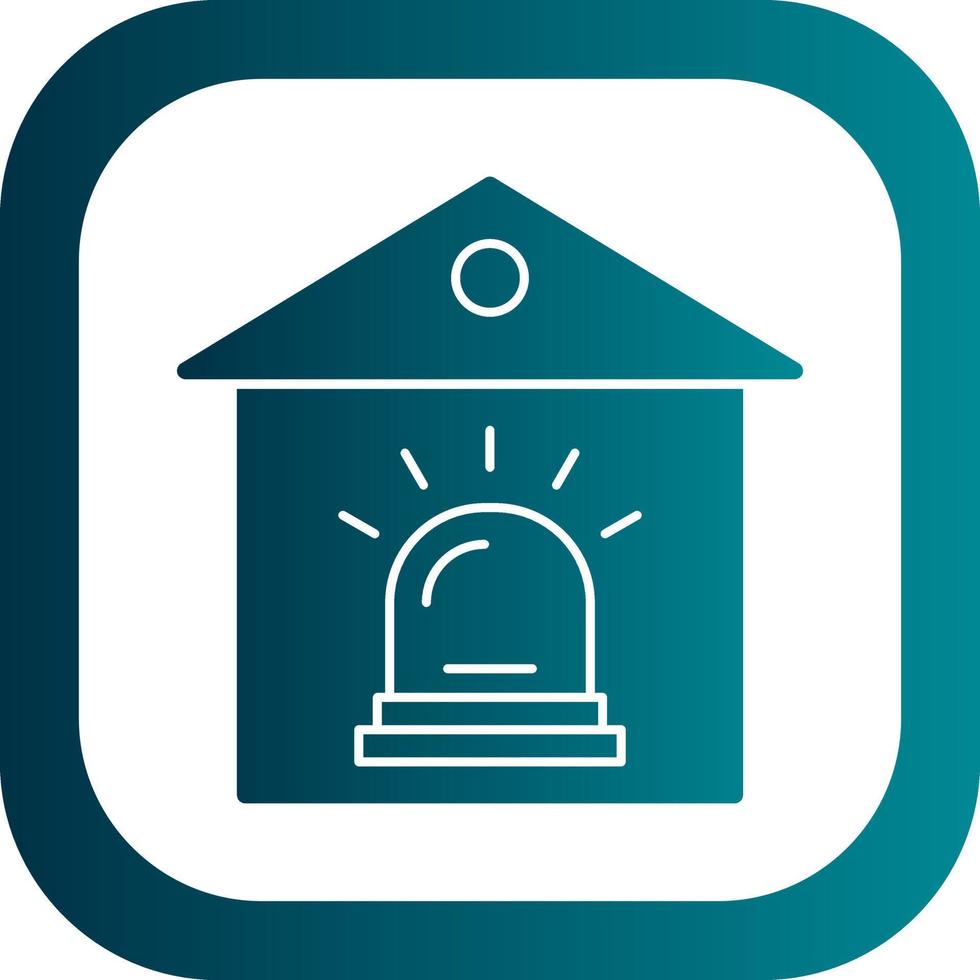 Security Alarm Vector Icon Design